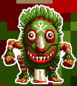 Load image into Gallery viewer, Mudman King of the Fighters Pixel Vixen Sticker #31 - Pixel X
