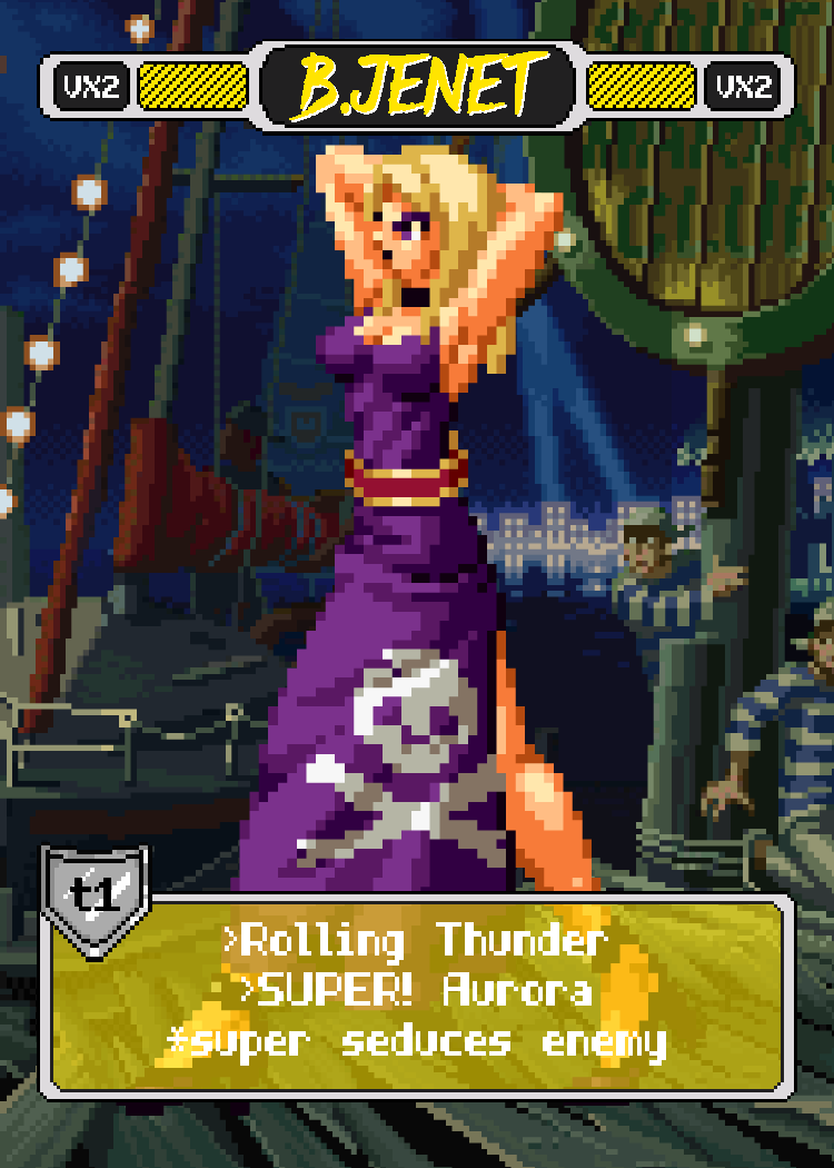 Mystery Pixel Vixen Trading Card