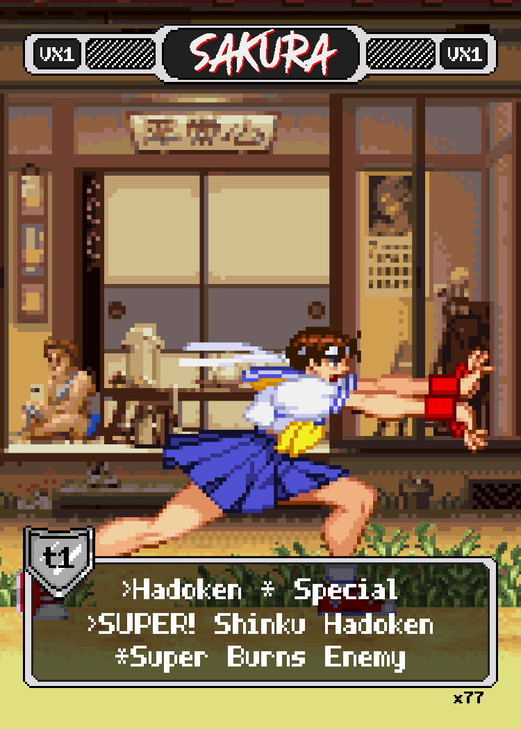 Sakura Hadouken Pixel Vixen #77