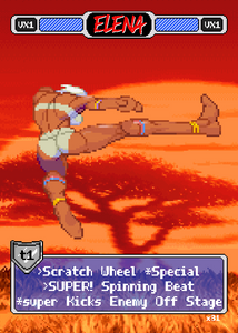 Elena Spin Kick - Pixel Vixen #81