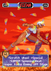 Elena Spin Kick - Pixel Vixen #81