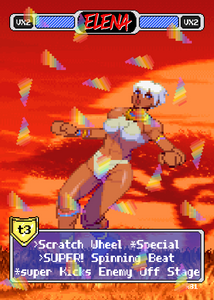 Elena Spin Kick - Pixel Vixen #81