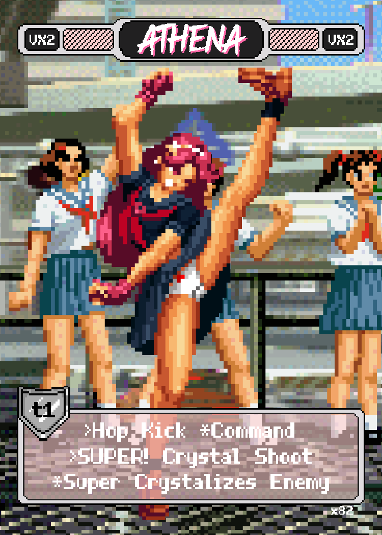 Athena Hop Kick - Pixel Vixen #82