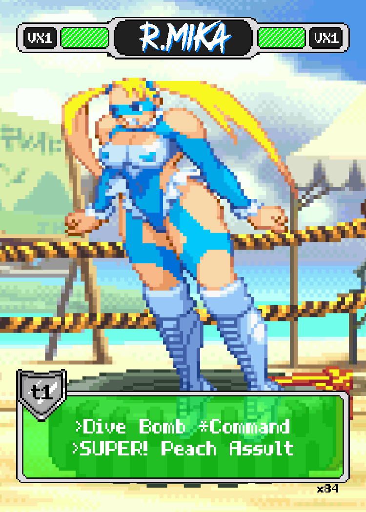 R. Mika Headbutt - PIxel Vixen #84