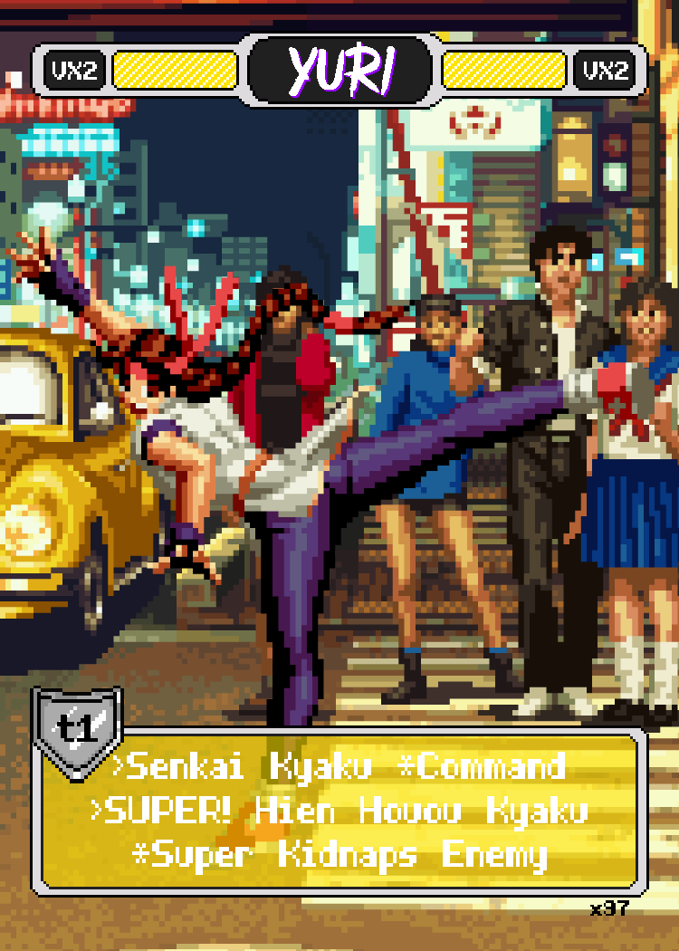 Yuri Spin Kick - Pixel Vixen #97