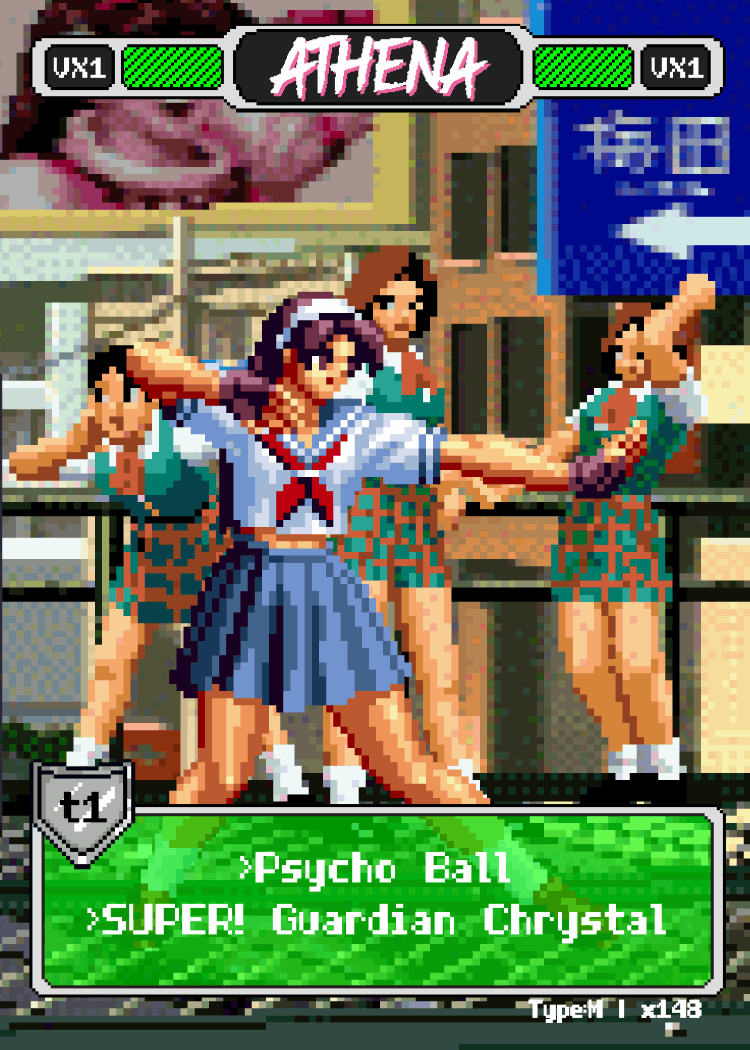 Athena Pixel Vixen Action Card #13