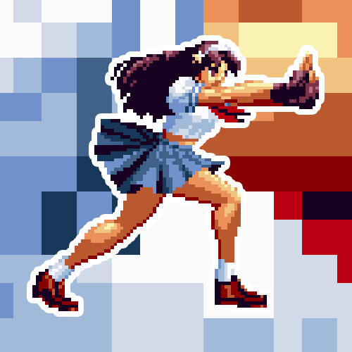 Athena Holographic Vixen Sticker #38 - Pixel X