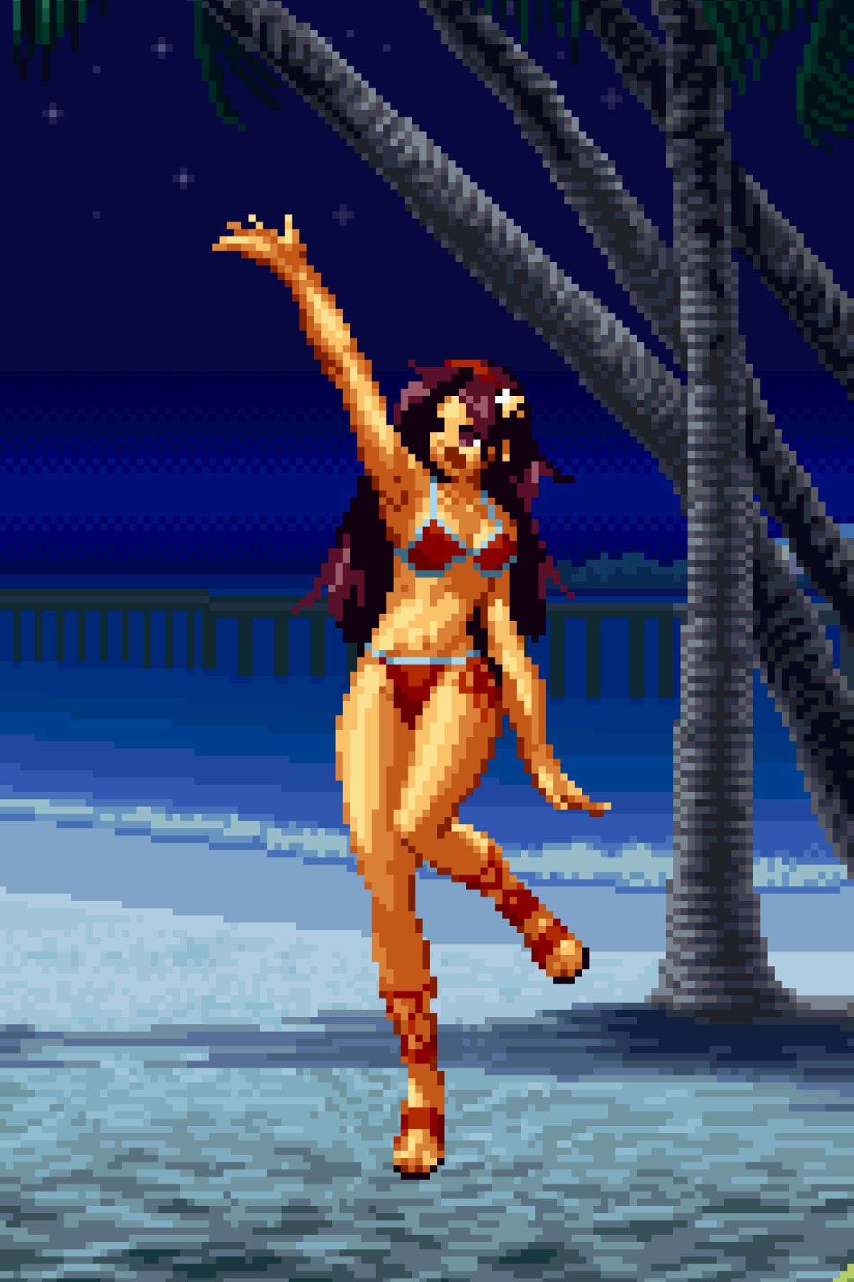 Athena Getting Air - Pixel Vixen #39