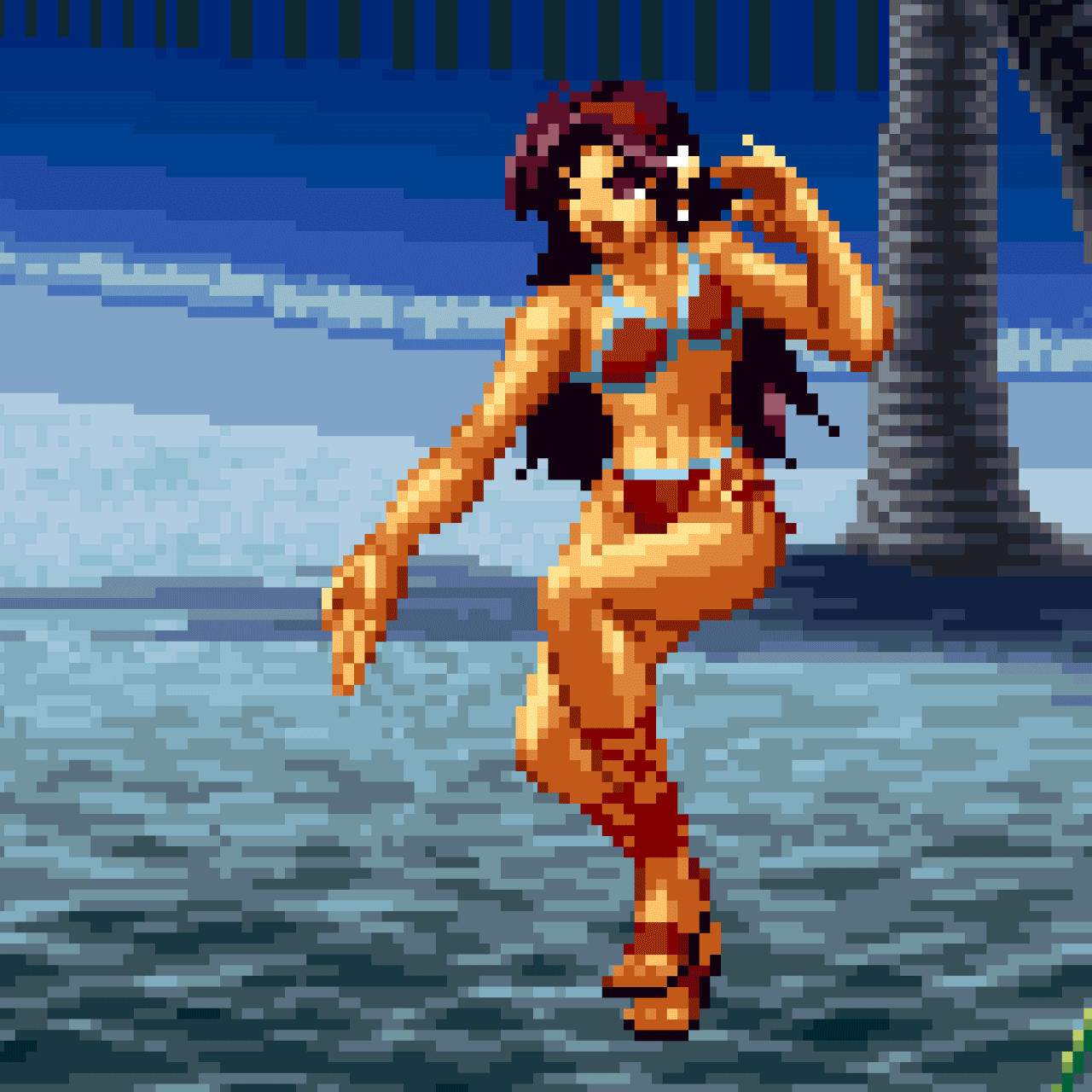 Athena Getting Air - Pixel Vixen #39