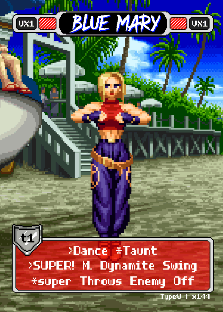 Blue Mary Dance - Pixel Vixen #144