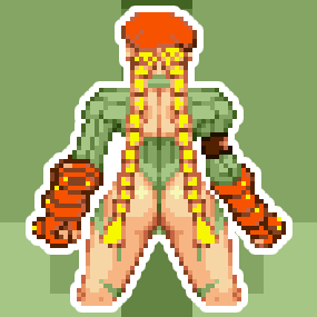 Cammy Pixel Vixen Sticker #9