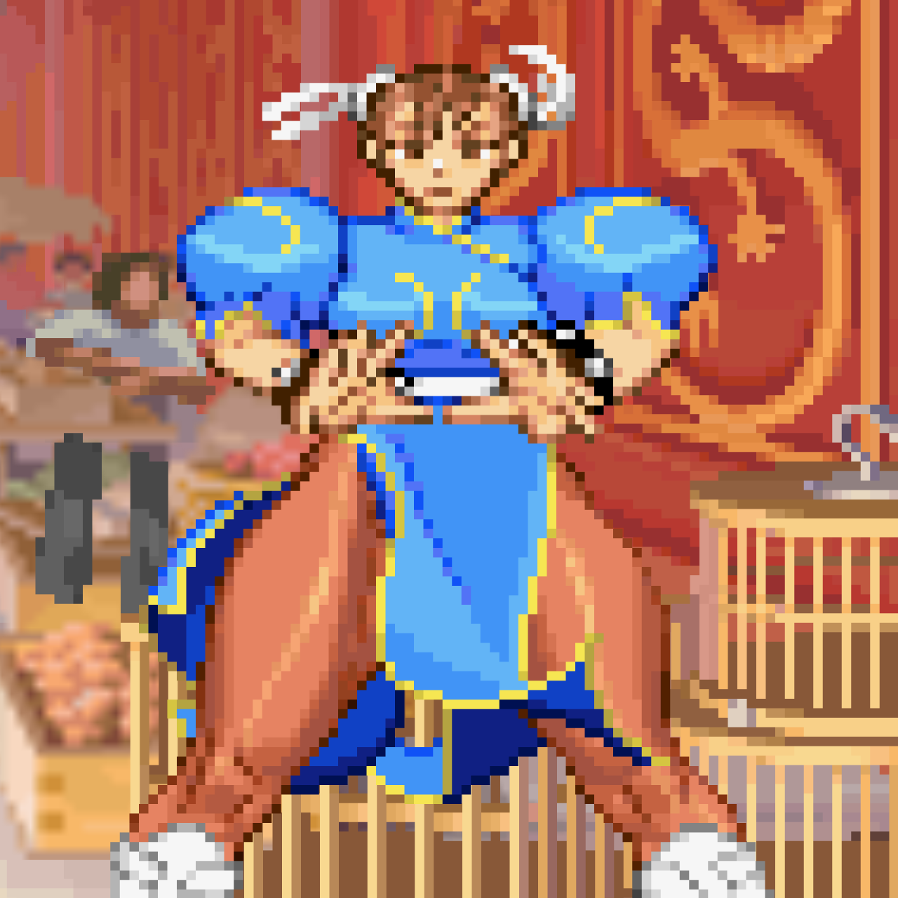 Chun Li Bow - Pixel Vixen #106