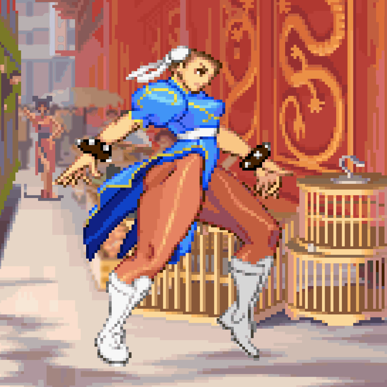 Chun Li Bow - Pixel Vixen #106
