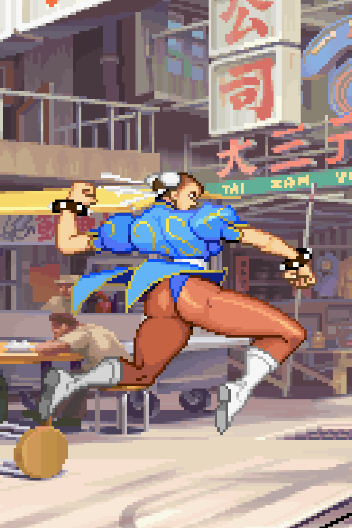 Chun Li Jump Punch - Pixel Vixen #133