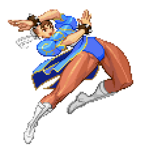 Chun Li Pixel Vixen Sticker #3