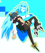 画像をギャラリービューアに読み込む, Dizzy Holographic Pixel Vixen Sticker #60 - Pixel X
