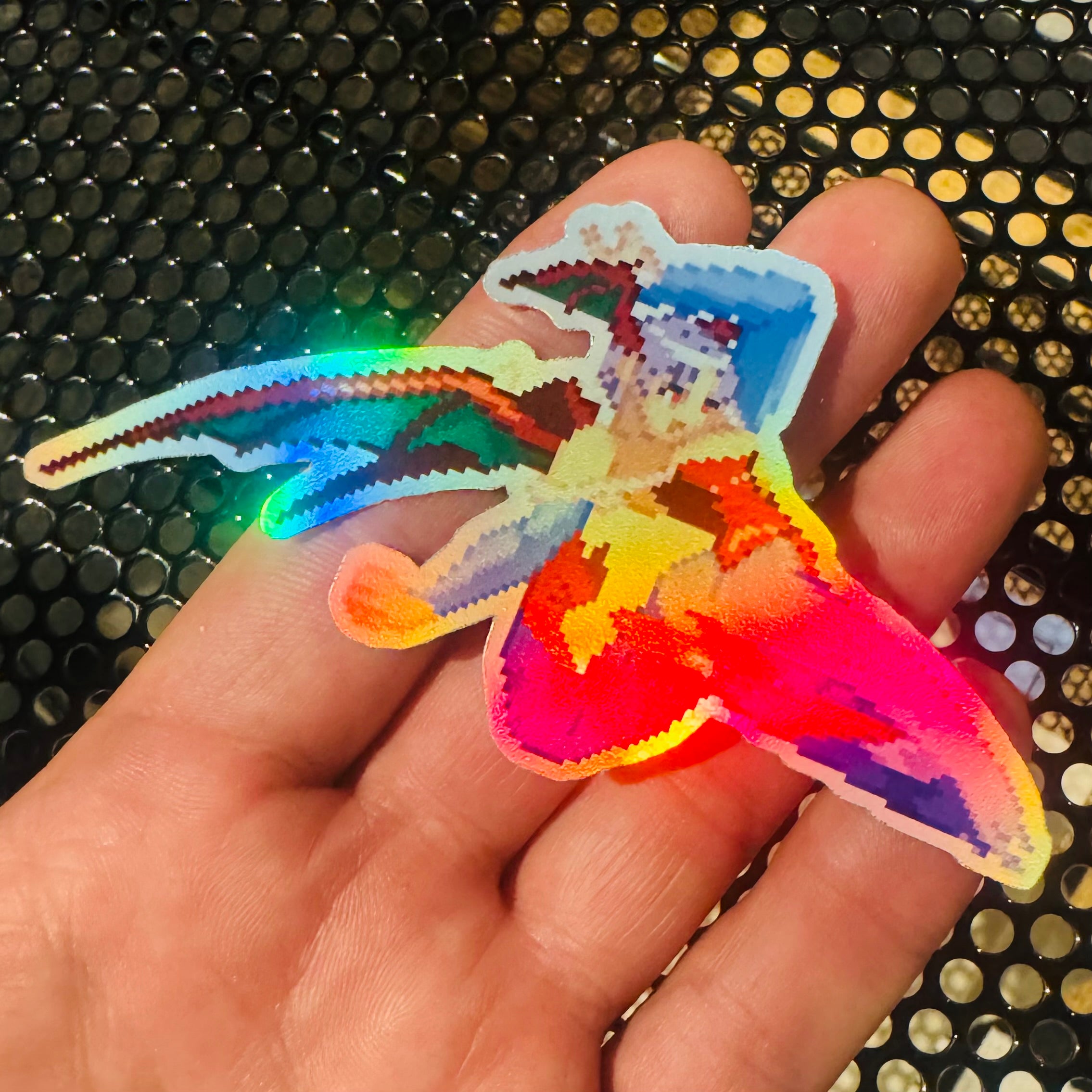 Lilith Holographic Pixel Vixen Sticker #20