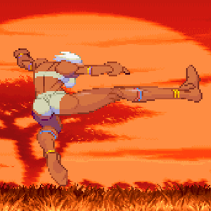 Elena Spin Kick - Pixel Vixen #81