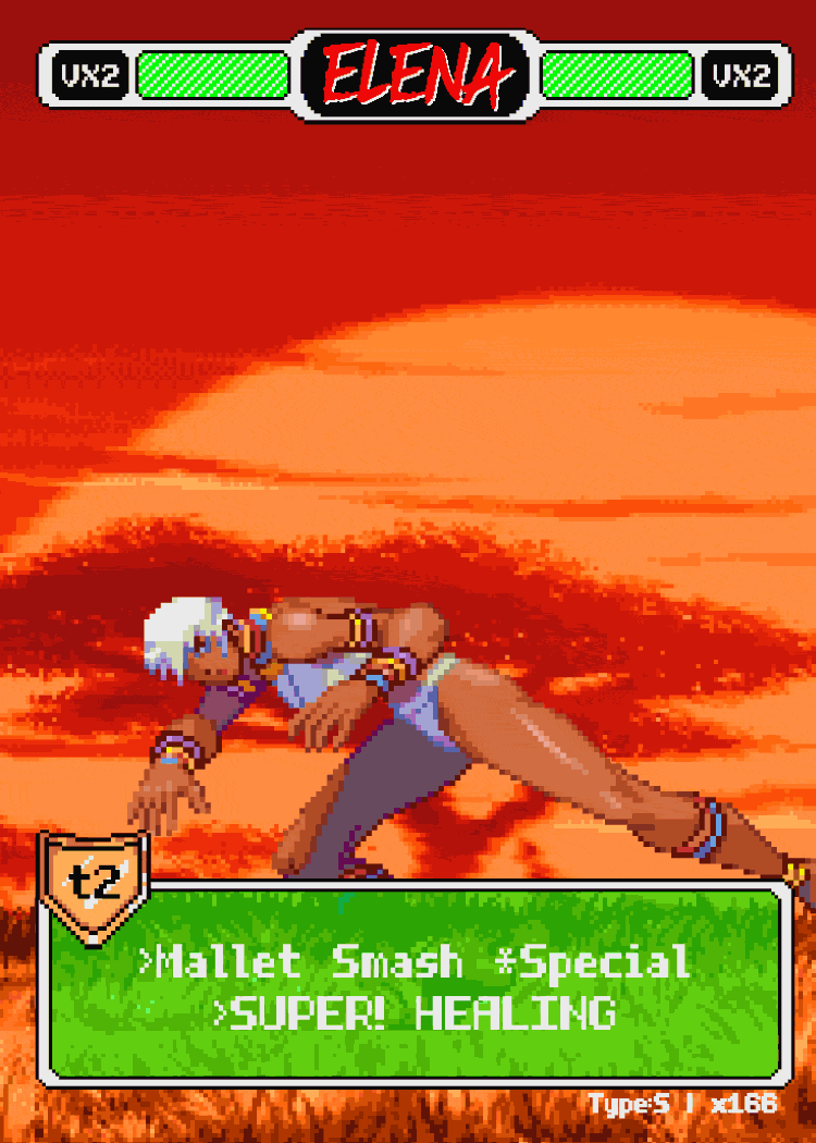 Elena Pixel Vixen Action Card #31