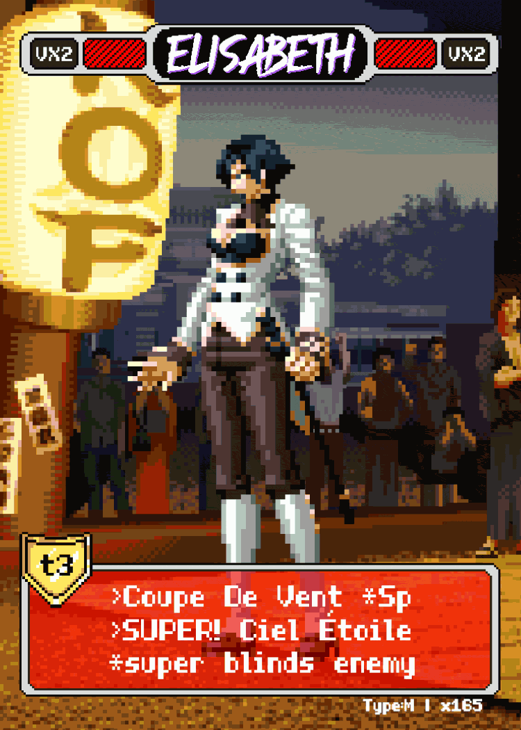 Elizabeth Pixel Vixen Action Card #30