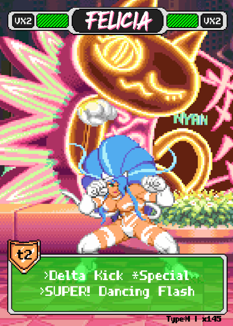 Felicia Pixel Vixen Action Card #11