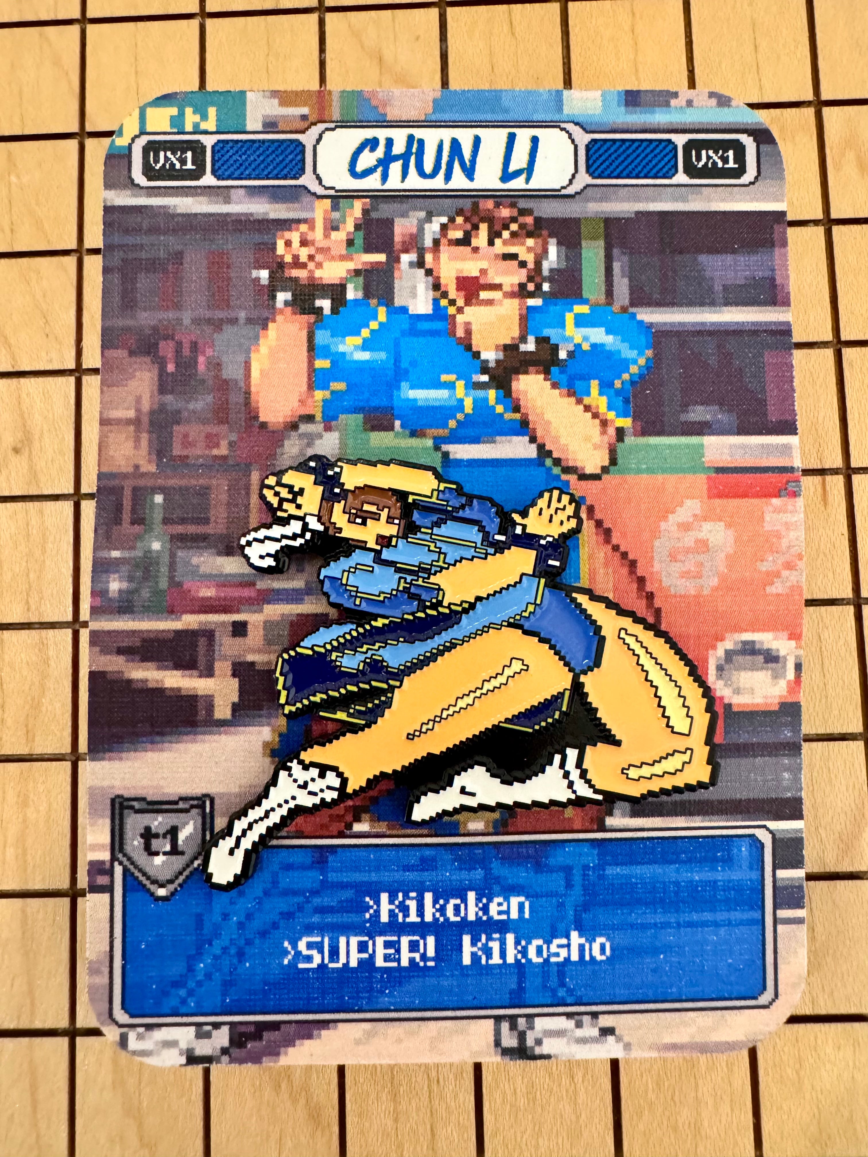 Chun Li Pixel Vixen Pin #2
