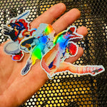 Load image into Gallery viewer, Storm Holographic Pixel Vixen Sticker  #46
