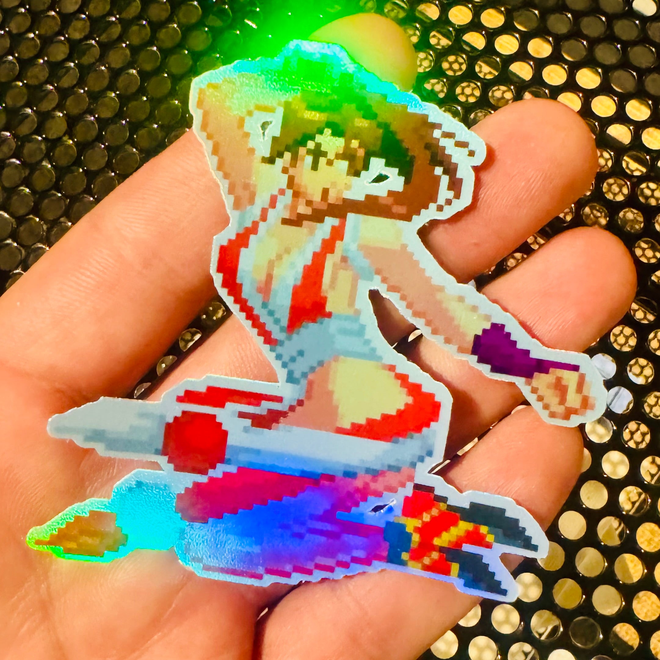 Mai CVS Holographic Pixel Vixen Sticker  #47