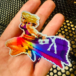 Load image into Gallery viewer, B.Jenet Holographic Vixen Sticker #17
