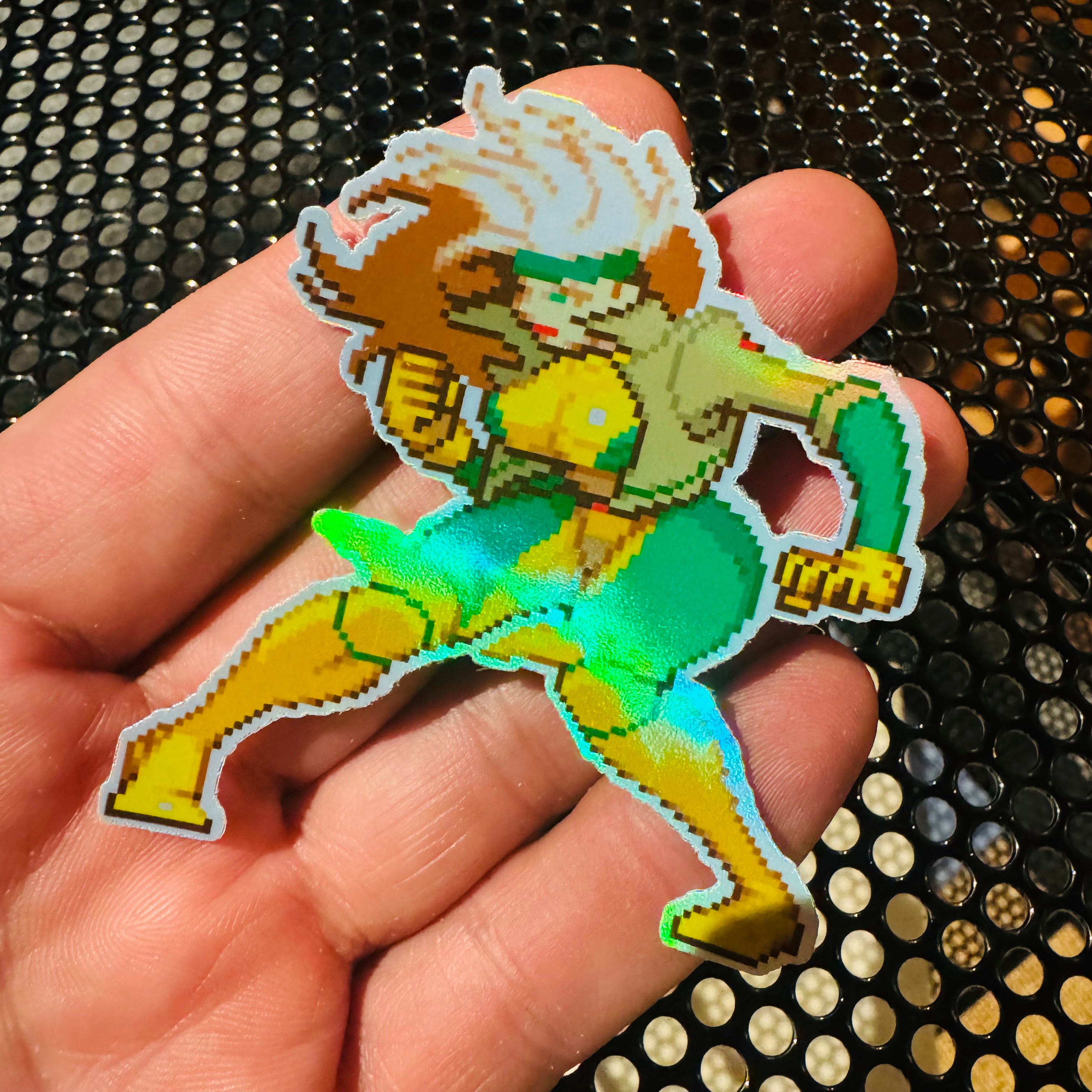 Rogue Holographic Pixel Vixen Sticker #14