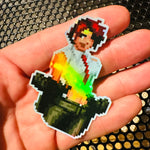 Load image into Gallery viewer, Vanessa Pixel Vixen Holographic Sticker #42 - Pixel X
