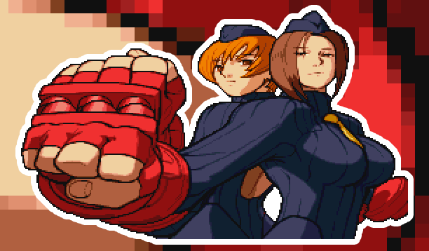 Juli & Juni Pixel Vixen Sticker #24