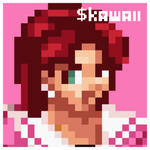Load image into Gallery viewer, Kazumi Holographic $KAWAII Sticker
