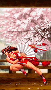 Mai Shiranui Burns Andy - Pixel Vixen #12