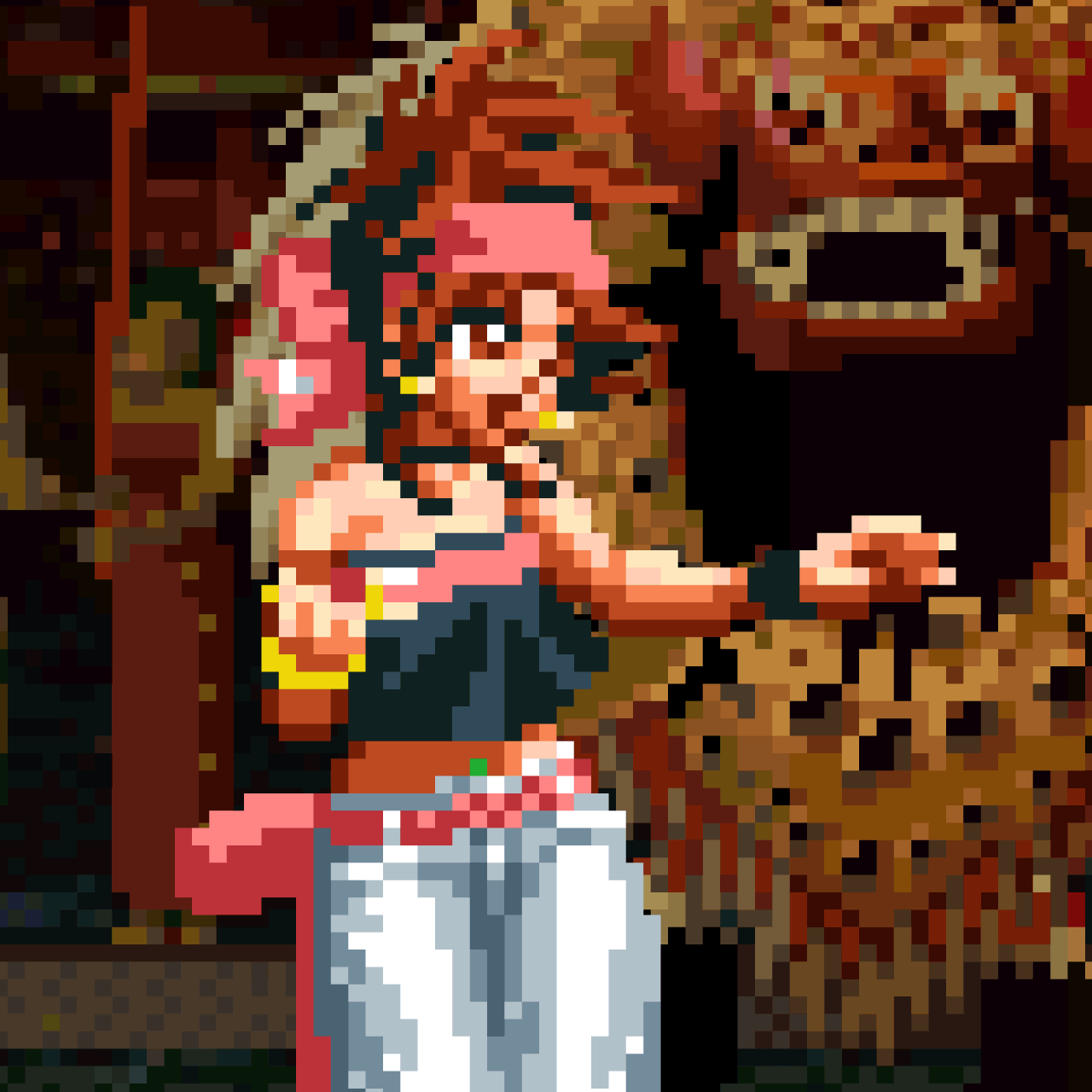 Momoko Capoeira Kick - Pixel Vixen #114