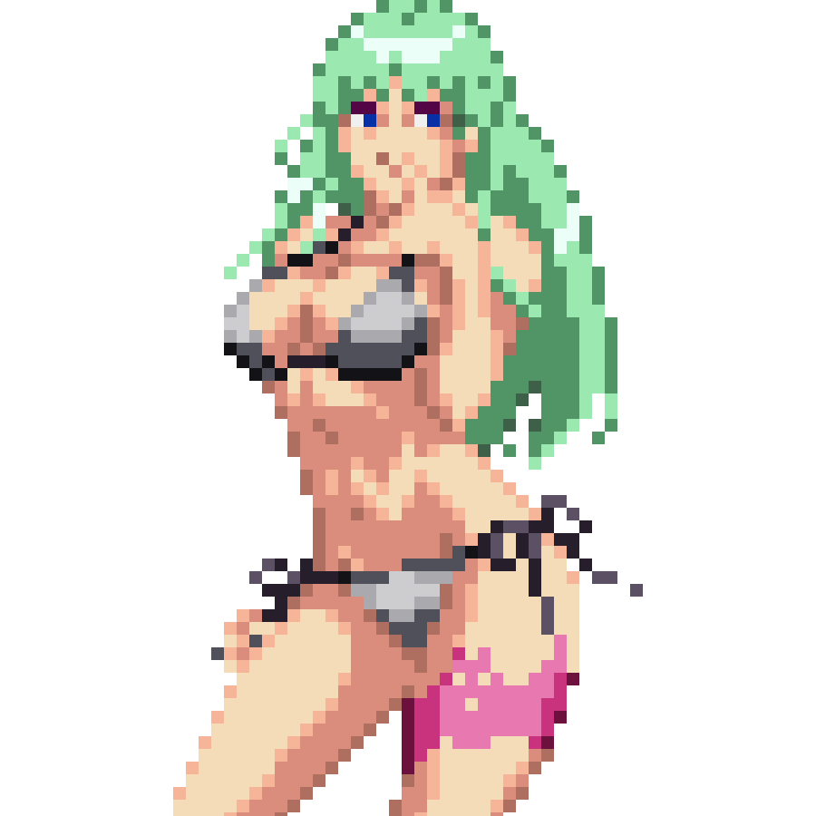 Morrigan Bathing Suit Pixel Vixen Sticker #4