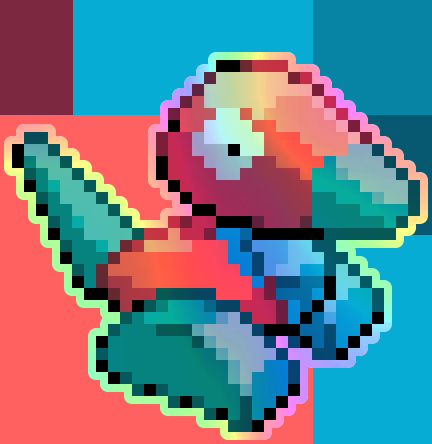 Porygon Pixelated Holographic Pokemon Sticker #25