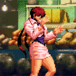 Load image into Gallery viewer, Shermie Blowing Kisses- Pixel Vixen Trading Card #51
