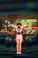 Load image into Gallery viewer, Shermie Blowing Kisses- Pixel Vixen Trading Card #51
