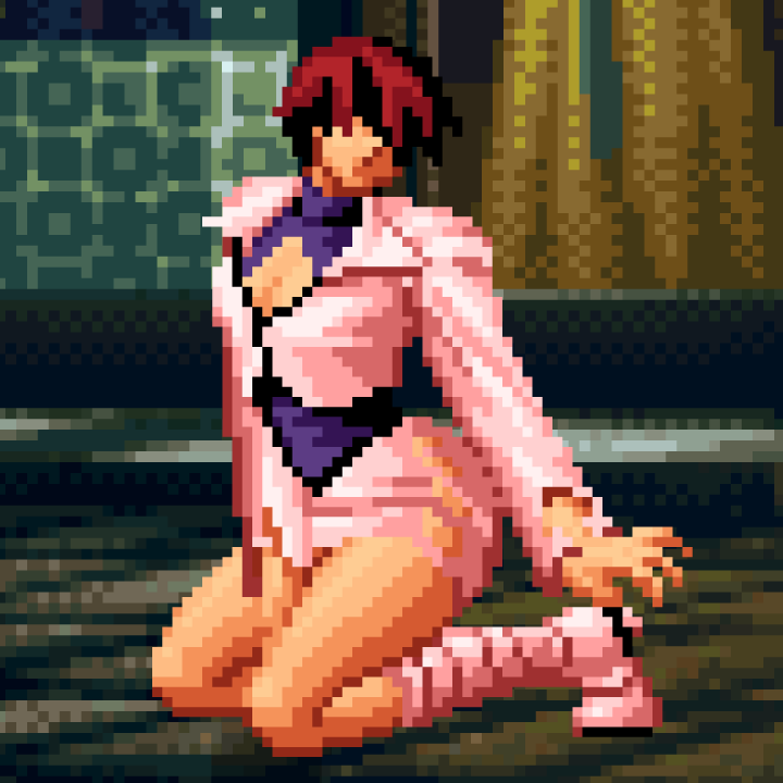 Shermie Kneel - Pixel Vixen #8