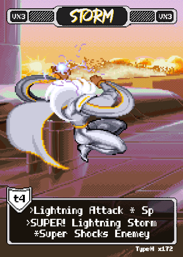 Storm Pixel Vixen Action Card #36