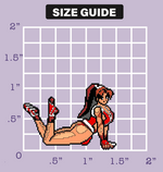 Load image into Gallery viewer, Mai Shiranui Pixel Vixen Pin #1
