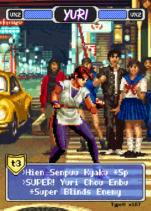 Yuri Pixel Vixen Action Card #32