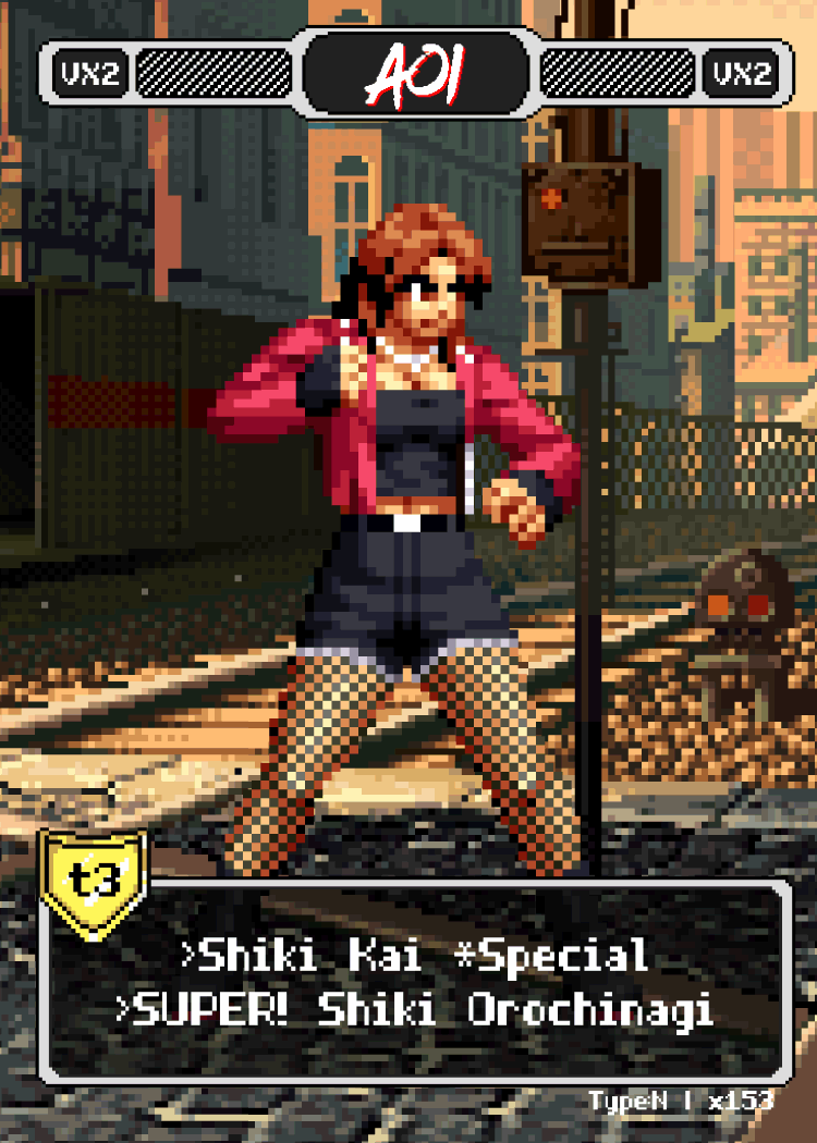 Aoi Kusanagi Pixel Vixen Action Card #18