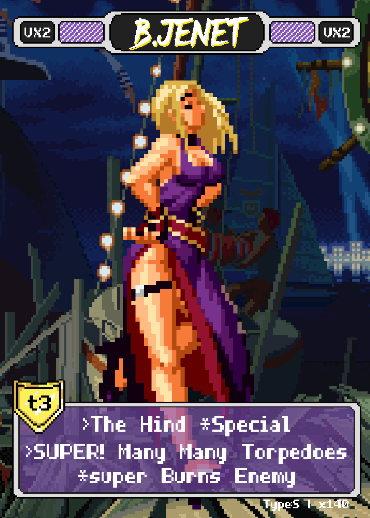 B.Jenet Pixel Vixen Action Card #6