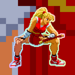 Load image into Gallery viewer, Maki Holographic Pixel Vixen Sticker #49
