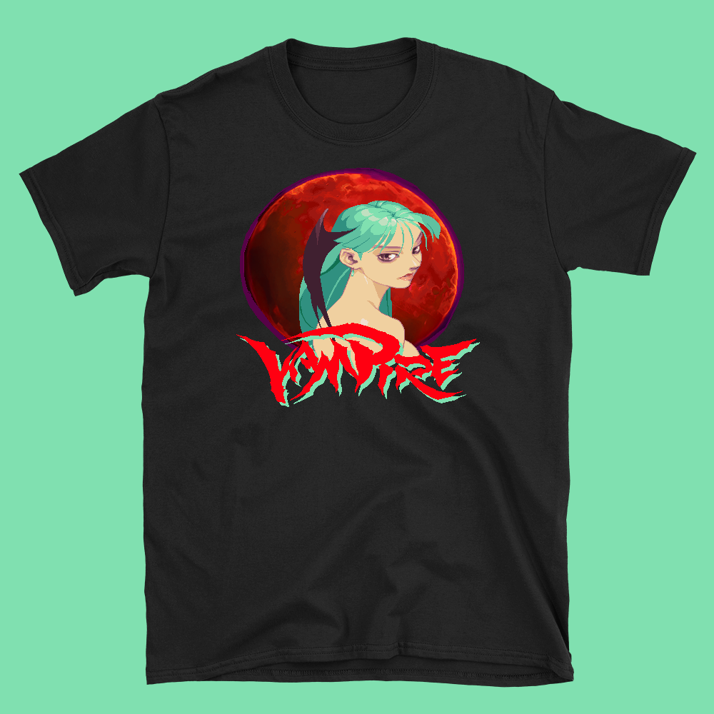 Vampire: Morrigan Japanese Pixel Art Streetwear X62