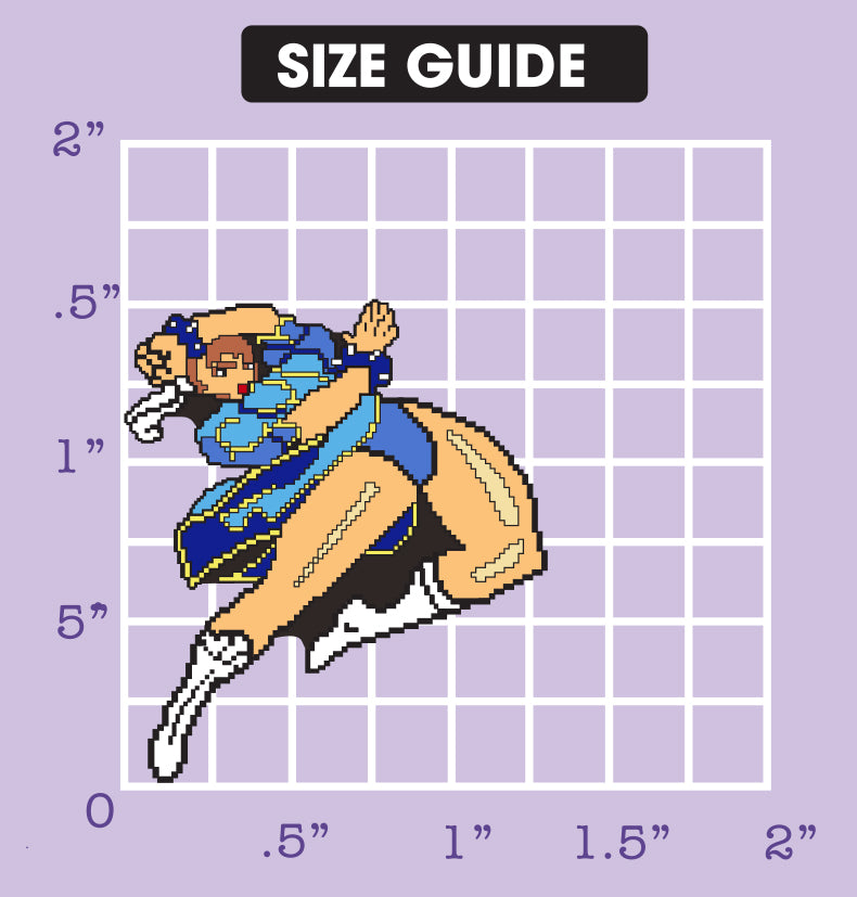 Chun Li Pixel Vixen Pin #2