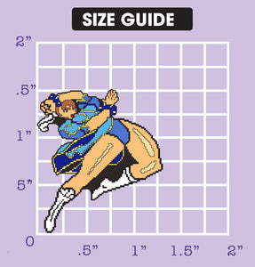 Chun Li Pixel Vixen Pin #2