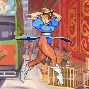 Chun Li Spinning Bird - Pixel Vixen #101